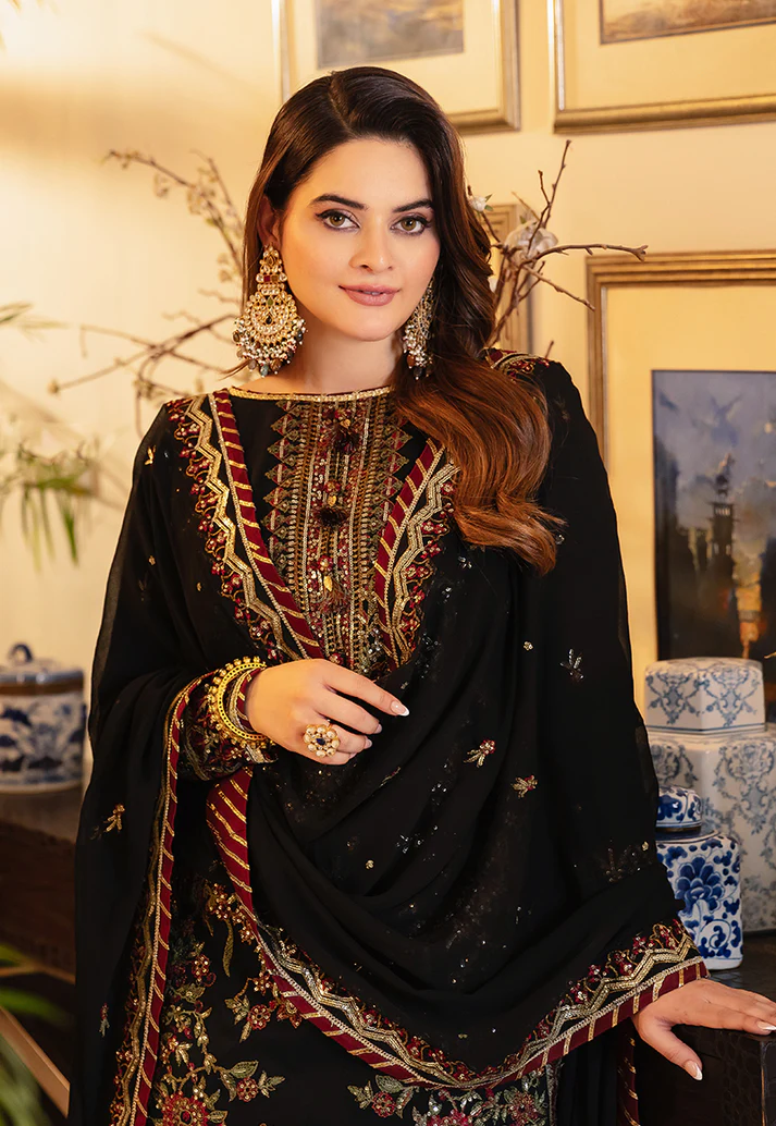 EMBROIDERED POLY COTTON 3 PCS