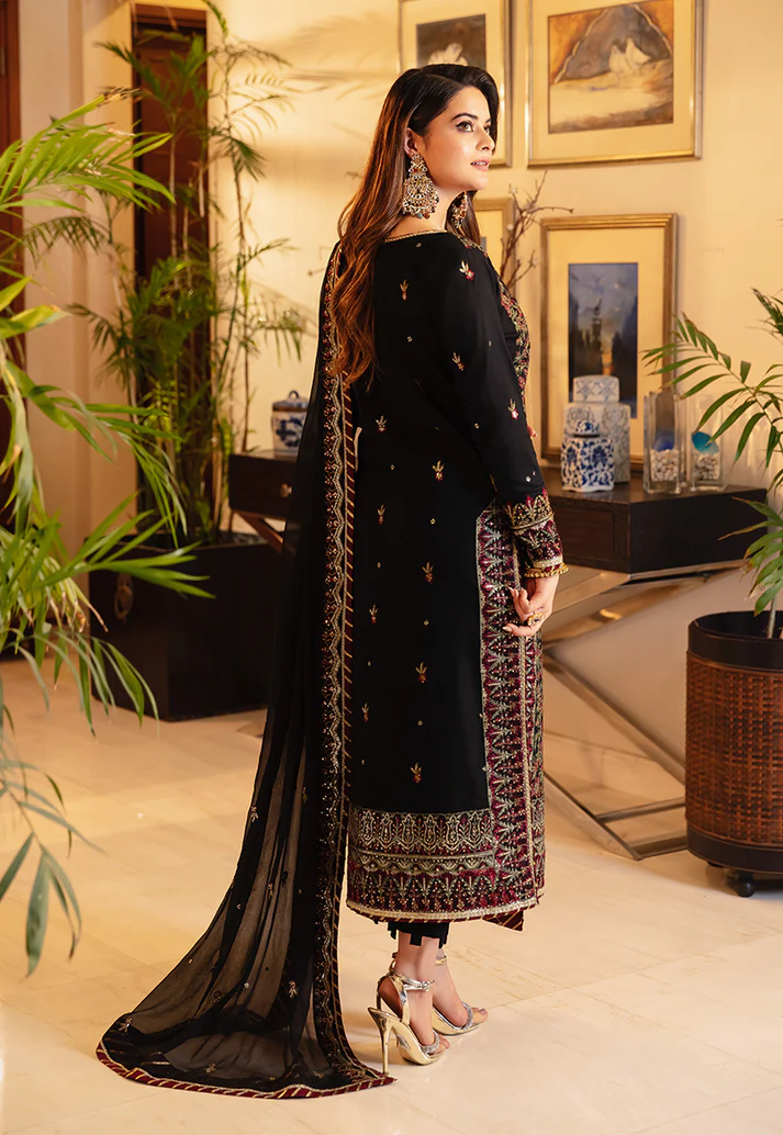 EMBROIDERED POLY COTTON 3 PCS