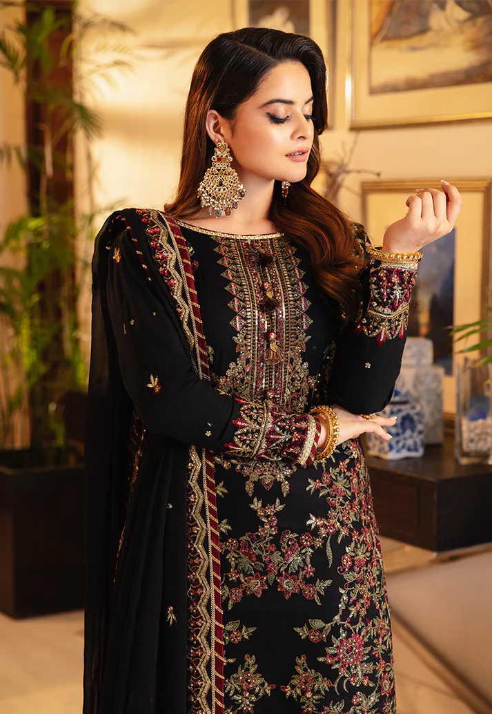 EMBROIDERED POLY COTTON 3 PCS