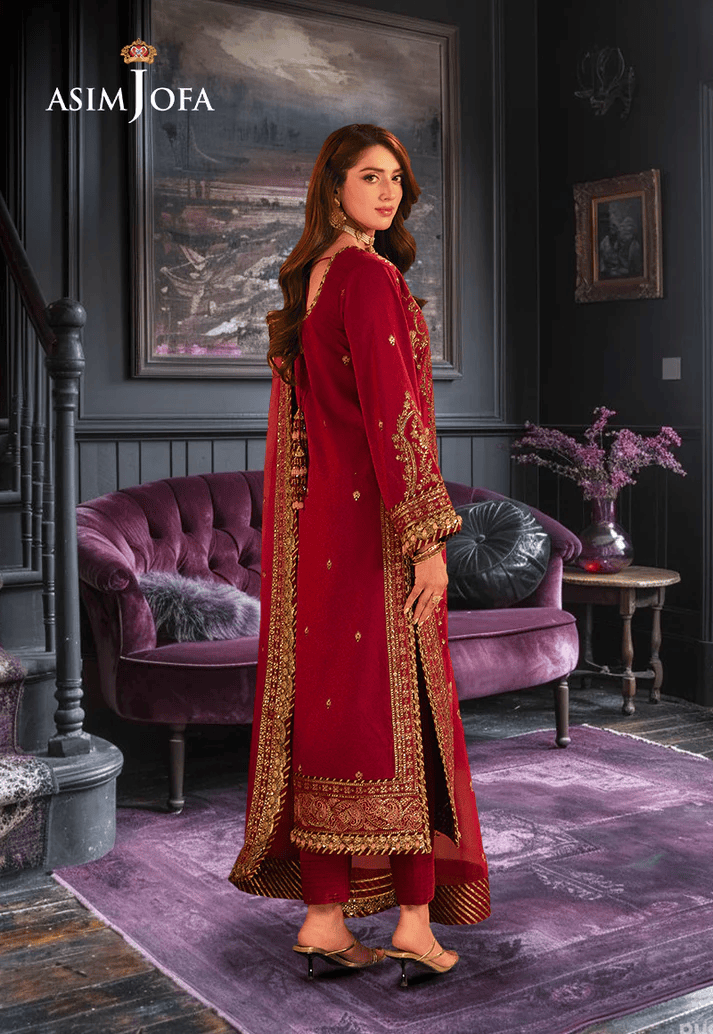 EMBROIDERED TWISTED SILK 3 PCS