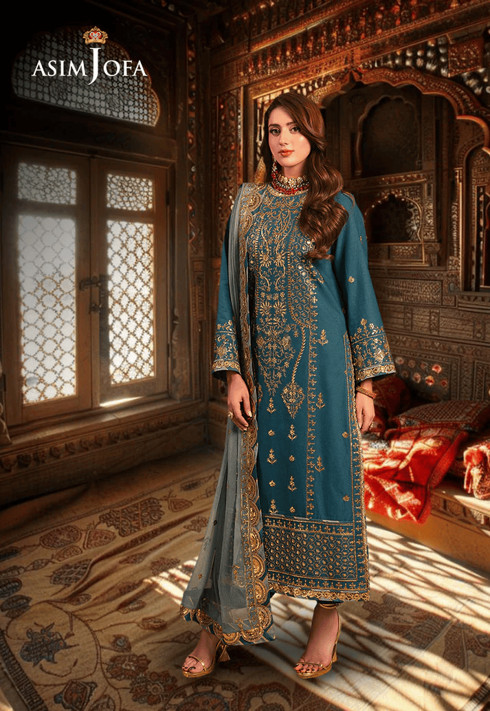 EMBROIDERED TWISTED SILK 3 PCS