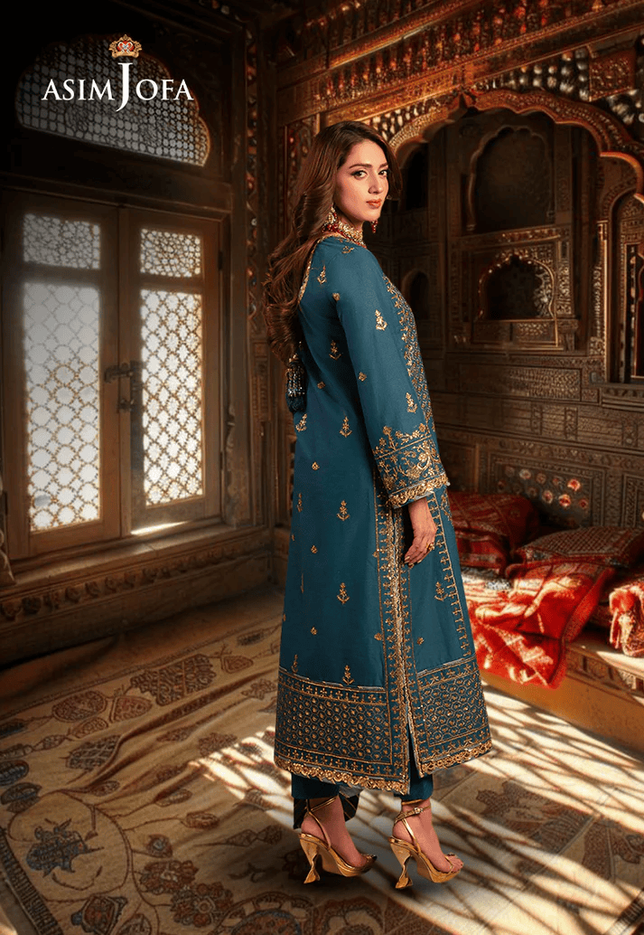 EMBROIDERED TWISTED SILK 3 PCS